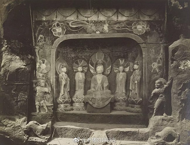 老照片｜1909年，中国石窟造像

拍摄...