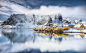 General 1984x1216 village reflection mountains snow water outdoors