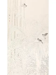 福建省首届白描艺术大展，真美