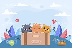 可爱猫猫背景  - 源文件下载【酷图网】猫咪背景,可爱猫猫,宠物猫咪,猫咪,小猫,壁纸