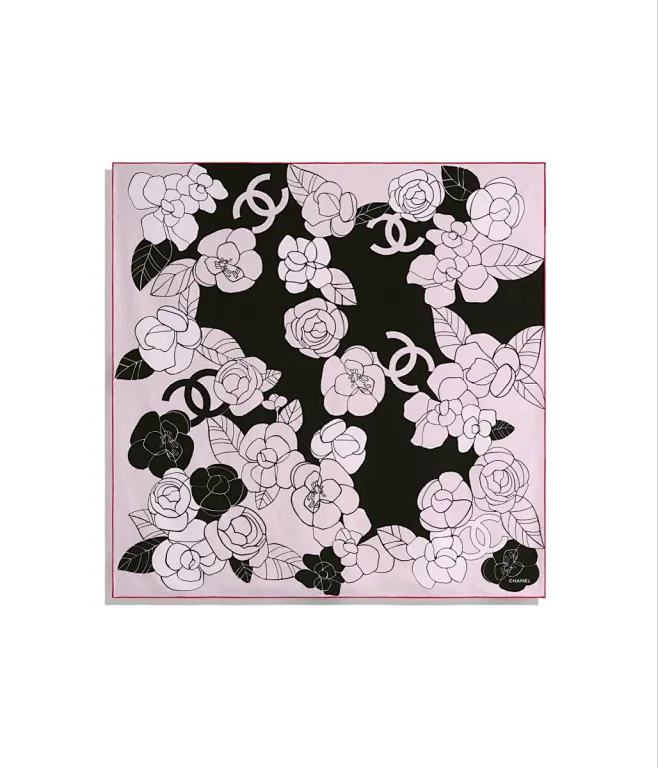 Chanel scarf-花瓣网
