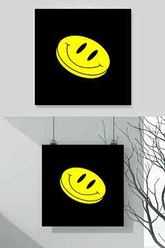 黄色笑脸表情包矢量素材-众图网