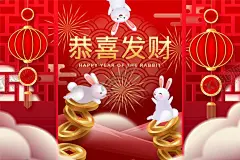 新年模板 【酷图网】卡通,手绘,可爱,新年,春节,节日,元旦,除夕,吉祥物,2023,兔子,迎新春,新年快乐,兔年大吉,兔年吉祥,兔年背景,兔年素材,兔年晚会,兔年挂历,兔年台历,兔年贺卡,兔年宣传单,晚会背景,元宵节,开门红,兔子剪影,拜年,红包,元宝,发财,财神,剪纸,灯笼,鱼,云,桔子,