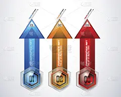 信息图模板现代数据可视化和排名。