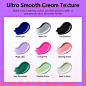 Pretty Unique One - 9 Shades Solid Cream Gel Polish Color Cube