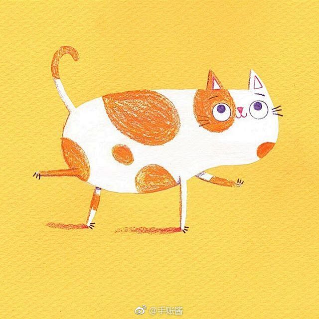 一组儿童插画~ 
ins:monikaf...