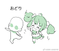 绘画参考超话 绘画超话    #绘画参考# 一组来自季月エル的Q版的动态参考（pid:20568235） ​​​​
