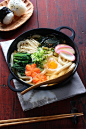Japanese food -nabeyaki udon (hot pot udon) photo by bananagranola