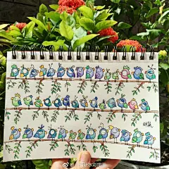 小清新风，彩色铅笔画~ 
ins：prof_pongshu ​ （转）via @ins插画 ​​​​