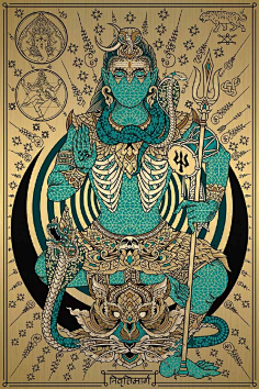 印度神话-花瓣网|陪你做生活的设计师 | ,是欲界天的大力神或是半神半