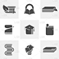 set book logo design template book icon logo