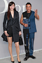 任达华、琦琦夫妇亮相迪奥 (Dior) 香港首次高级订制服发布会