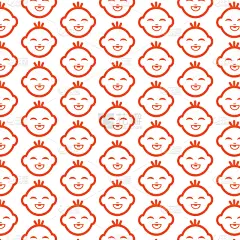 情感,式样,婴儿,似人脸,图标,背景聚焦,创造力,华丽的,纺织品,重复