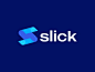 Slick Logo Design technology tech slick s letter logo s logo s blue color blue s letter icon brand minimal logodesign design branding logo