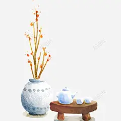 手绘家居 页面网页 平面电商 创意素材