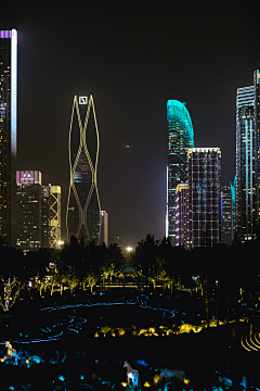 阳光暖暖~采集到高层夜景
