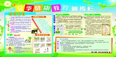 健康教育,夏季健康教育,,宣传栏,盛夏防暑,预防艾滋,远离病菌,戒烟宣传,健康,KT板,展板,喷绘,社区,公司,公园,绿色,健康宣传,cdr,白色,精品海报,精品模板,模板素材@北坤人素材