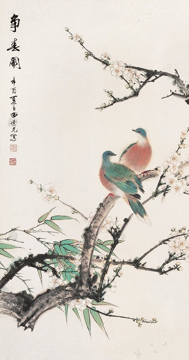  田世光 花鸟作品欣赏