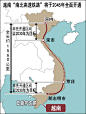 越南高铁·将采用1435mm双轨，实现客货混合运输，最高时速为180至225公里