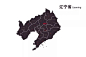 区域分析图素材，世界地图中国各省市地图合集【阅景观FXT002】