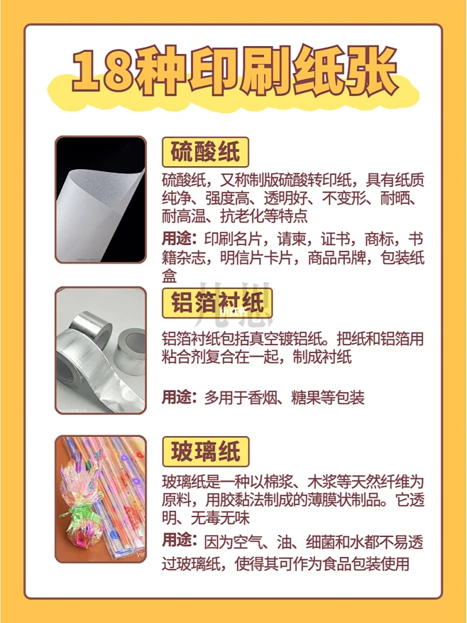 包装干货 16种常见的包装印刷纸张图片_印刷工艺-材质图片素材-花瓣网