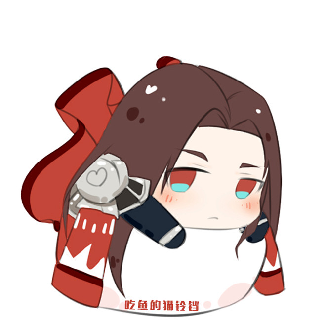 王者荣耀q版插画漫画头像铃铛周瑜