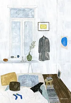 淡雅而清新的插画，来自日本插画师小池 ふみ（Fumi Koike） - 手工客，高质量的手工，艺术，设计原创内容分享平台