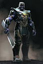 Avengers Endgame Warrior Thanos Design, Jerad Marantz : Very excited to finally be able to share my work in that book and film. Here’s a close-up shot of my warrior Thanos design. I’m very proud of this work and very proud to have been a part of the team 