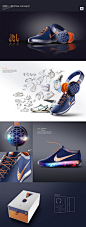 NIKE X JBL鞋子设计| 全球最好的设计,尽在普象网 puxiang.com