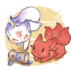 阴阳师手游 同人图 插画 壁纸 | 平安京狐狸势力 | 半次元-第一中文COS绘画小说社区