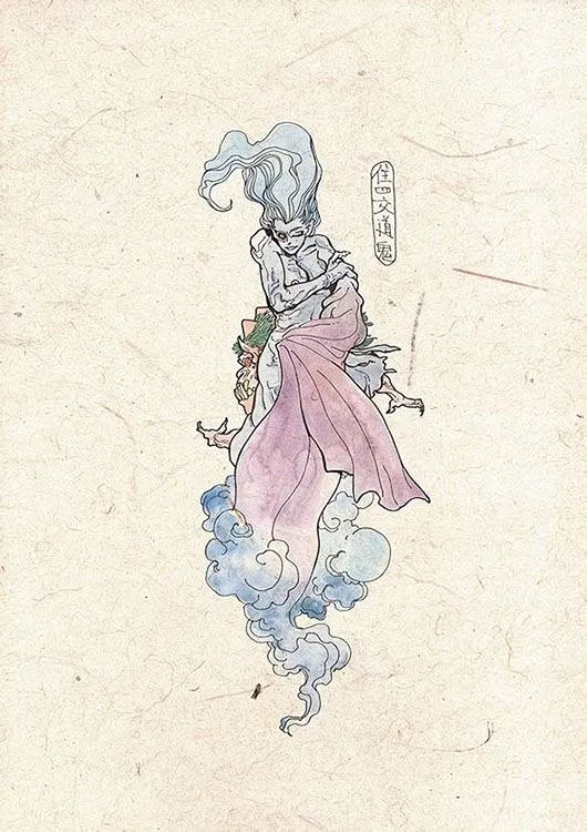 中国文化传统中鬼怪世界——百鬼图（四） - 历史趣闻网-花瓣网