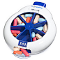 美国 Fit Fresh 旋转按压式 7 格药盒，每格最多可装 10 个正常规格的药片，备好所需，次次不忘。 售价:108元