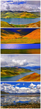 [羊卓雍措，简称羊湖] 羊卓雍措，简称羊湖，距拉萨不到100公理，与纳木措、玛旁雍措并称西 藏三大圣湖，是喜马拉雅山北麓最大的内陆湖泊，湖光山色之美，冠绝藏南。羊卓雍措被誉为世界上最美丽的水。