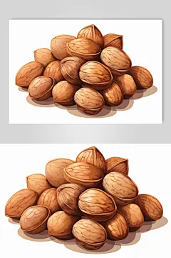 AI数字艺术腊八节杂粮干果插画-众图网