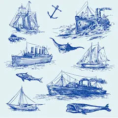 船平面手绘 #采集大赛#