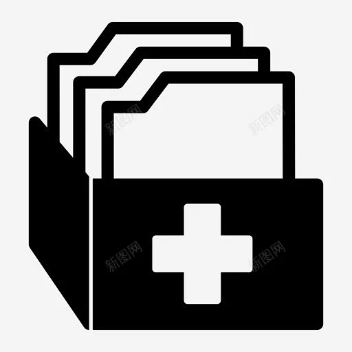 医疗档案病例记录健康档案图标 设计图片 免费下载 页面网页 平面电商 创意素材-花瓣网