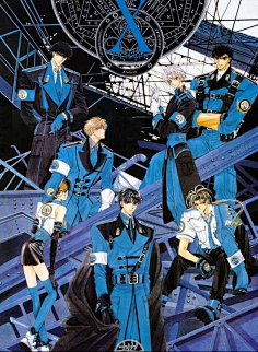 com这两张『人形电脑天使心』和『x战记』的图是clamp同时绘制,作为