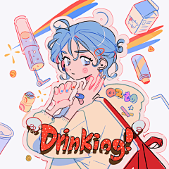 土豆泥秘密花园采集到韩国插画师