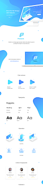 Flatastic Landing Page : Landing page design project for Design Startup Agency called Flatastic