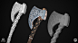 Substance Designer - Viking Axe, Javier Perez : 100% Substance Designer. No modeling, No Sculpting.  Broken up into 4 graphs. Rendered in Marmoset

Breakdown:
https://www.artstation.com/artwork/wLPRZ