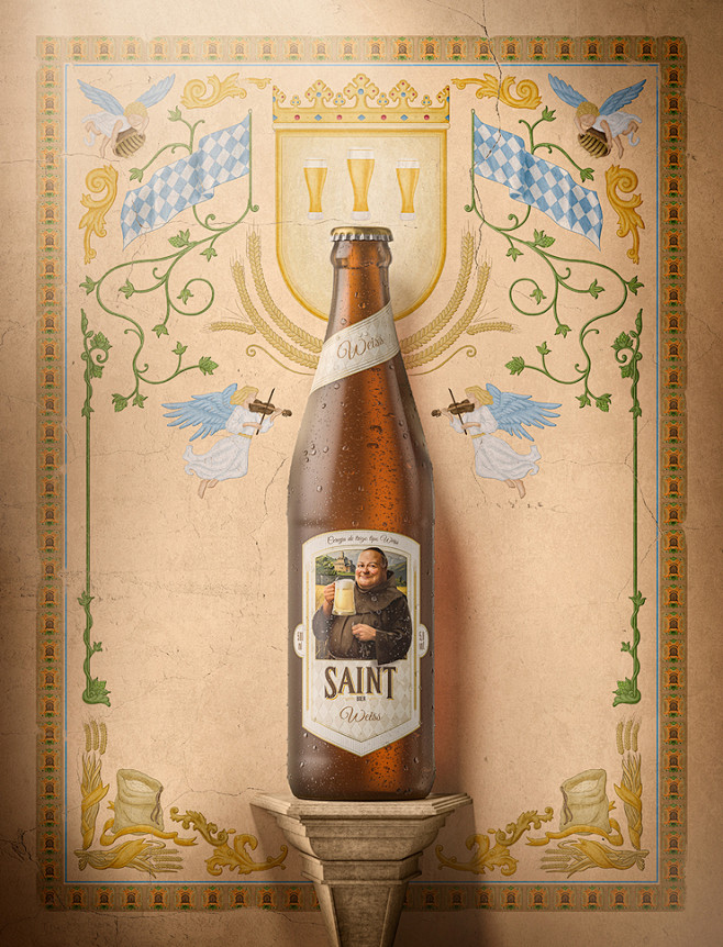 Saint Bier 啤酒包装设计 #啤...