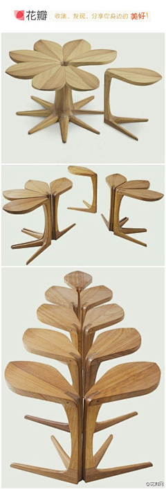 境素PuFF的猫😽采集到木质创意桌子