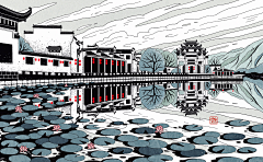 色觉部落采集到插画