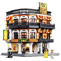 上海滩：百乐门（贝乐迪BALODY 21022） : 上海滩：百乐门属于街景系列积木套组，整个套组包含 3338 个积木颗粒。首发于2022年。