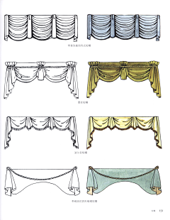 微微微~笑采集到配饰--窗帘 帘头/百叶/罗马帘/配饰