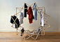 可伸缩的星形晾衣架：Star-shaped Clothes Horse