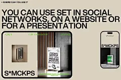 S-Signs mockups 29款工业风店招导视海报架灯箱VI应用设计ps样机素材展示效果图_UIGUI-国外高品质设计素材共享网