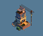 Sunset : Sunset: Made with MagicaVoxel.