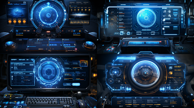 megan53_computer_screen_with_a_blue_interface_in_the_style_of_s ...