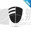 分离着色,品牌名称,黑色,美式橄榄球运动,模板,图标,衣服,白色,衬衫
